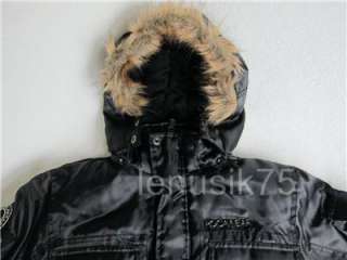 ROCAWEAR youth kids BOYS Hoodie Coat winter jacket BLACK Size 10/12 
