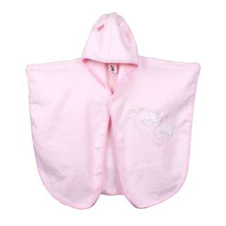 US New Baby Infant Girls Boys 100% Cotton Hooded Bathrobe Towel  