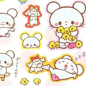   cute San X stickers with little grey mouse from Japan Toys & Games