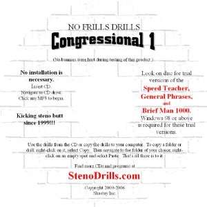 No Frills Drills Congressional Record 1 No Frills Drills 