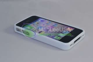 White TPU Rubber S Seres Hard SKIN CASE COVER BUMPER FOR APPLE IPHONE 