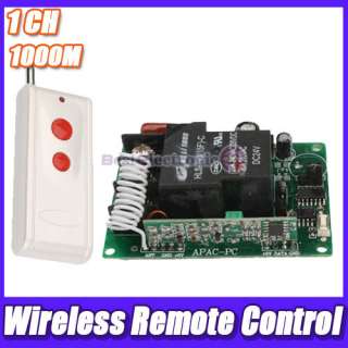 12V 4Ch 3000M Wireless remote control switch Receiver and Transmitter 