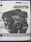 Kohler Command CH5 CH6 5 6 HP Horizontal Engine Service Repair Manual