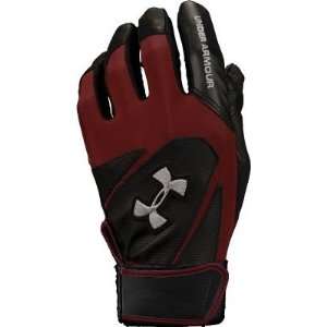 Under Armour Adult Clean Up III Blk/Mar Batting Gloves   Small   Adult 