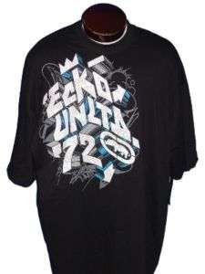 NEW ECKO UNLTD T Shirt Mens 2X/2XL 3X/3XL 4X/4XL Black  