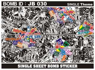 Large Size JDM   USDM   HellaFlush Sticker Bomb Sheet   700 x 1000 mm 