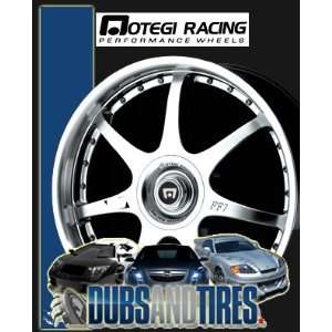   17 Inch 17x7 MOTEGI RACING wheels FF7 Silver wheels rims Automotive