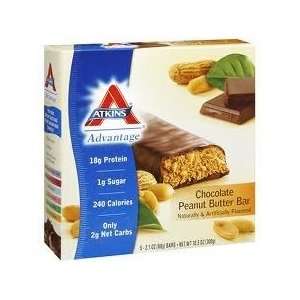  Atkins Advantage Bar Chocolate Peanut Butter 5 bars 