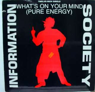 INFORMATION SOCIETY whats on your mind LP WLP vinyl  