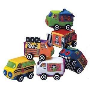  S&S Worldwide Vroom Vroom Soft Vehicles (Set of 6) Toys & Games