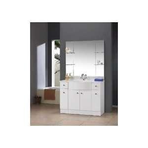 Dreamline DLVRB 314 108 WH Modern Bathroom Vanity