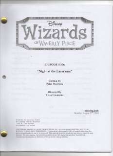 Wizards Of Waverly Place Script   You Pick   Season 3  