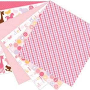 Martha Stewart Crafts Baby Girl Pad, 24 Sheets, 12 by 12 inches