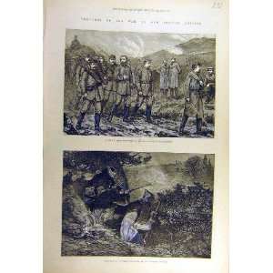  1877 War Russian Deserter Turkish Out Post Military