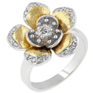  Floral Cocktail Ring (size 07) 