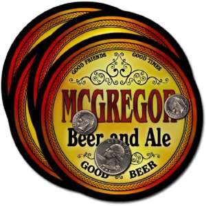  McGregor, TX Beer & Ale Coasters   4pk 