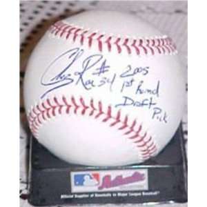 Mariners Chaz Roe Signed OMLB Baseball COA PROOF   Autographed 