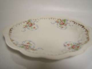 Edwin Knowles Vintage China Gravy Boat w/ underplate  
