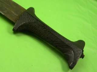Old Antique African Africa Large Fighting Knife Dagger  