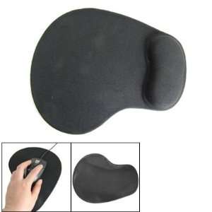   Foot Shape Black Soft Silicone Neoprene Wrist Rest Support Mouse Pad