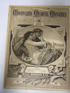 Sheet Music 4 Vintage Pieces from the Late 1800s  