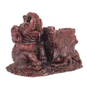  Elephant Utility Holder Soapstone 