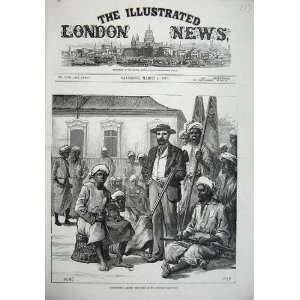 1876 Lieutenant Cameron African Followers Natives Men  