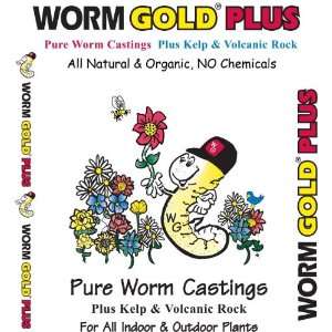  Worm Gold Plus   Pure Worm Castings and Kelp & Rock 