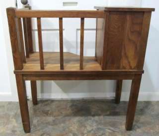 Antique/ Vintage Mission Oak Arts & Crafts Telephone Seat/ Stand 