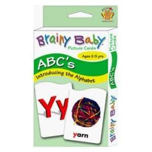  Brainy Baby Picture Cards ABCs Introducing the Alphabet 