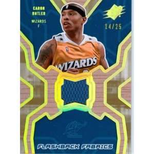  2007 SPx Authentic Caron Butler Game Worn Jersey Card 