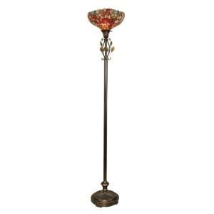 Dale Tiffany TR90239 Dragonfly Agate Lamp, Antique Golden Sand and Art 