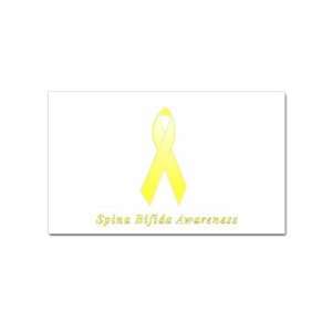  Spina Bifida Awareness Rectangular Sticker Office 