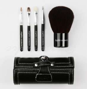 Piece Natural Makeup Brush Set with Leather Case  