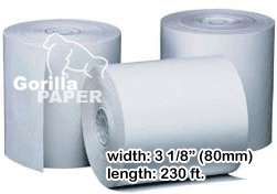 Cash Register/ATM Rolls offer top quality thermal paper guaranteed to 