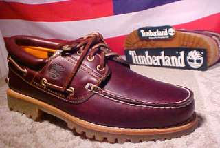   TIMBERLAND Classic Heritage 3 Eye Classic Lug Shoes Burgundy 50009