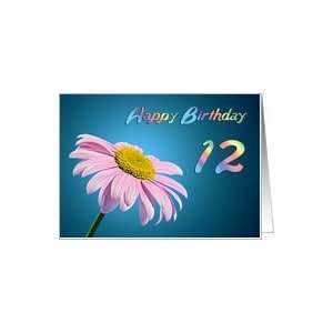    Beautiful Pink Daisy card for a 12 year old Card Toys & Games