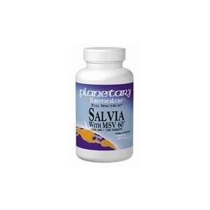  Planetary Herbals Salvia with MSV 60, 120 Tabs Health 