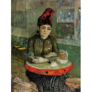  Agostina Sagatori Sitting in the Cafe du Tambourin