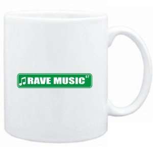    Mug White  Rave Music STREET SIGN  Music