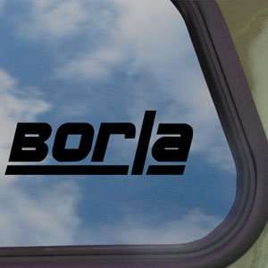 Borla Exhaust Black Decal Car Truck Bumper Window Sticker
