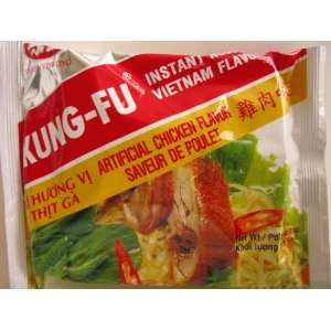 Kung Fu Instant Noodles, Artificial Chicken, 3 oz (30 packs)