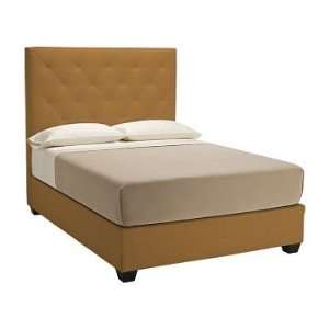 Williams Sonoma Home Mansfield Bed, Queen, Luxe Velvet, Saddle  