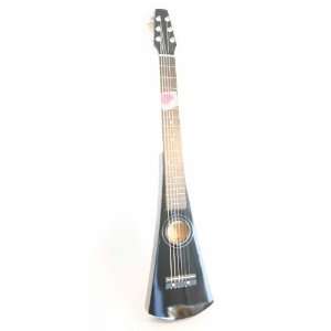  New Black Backpacker Travel Acoustic Guitar with Bag 