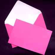 25 ENVELOPES Hot RASPBERRY PINK * 4 3/4 x 7 1/4 will hold 4 5/8 x7 