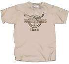 Navy Seals Team 6 Logo Tan T Shirt sz Large