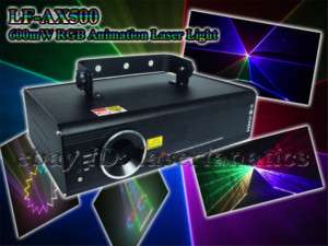 Club Stage Disco 600mW RGB 635nm Animation Cartoon Laser Light Show 