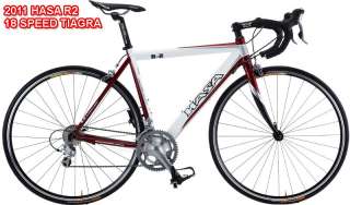 2011 HASA Carbon Fork Shimano Tiagra Road Bike 60cm  