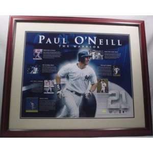 Paul ONeill 16 x 20 Autograph Steiner Cert  Sports 