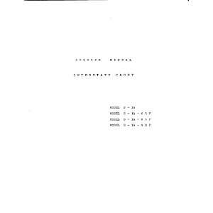  Interstate S 1A Aircraft Service Manual Interstate Books